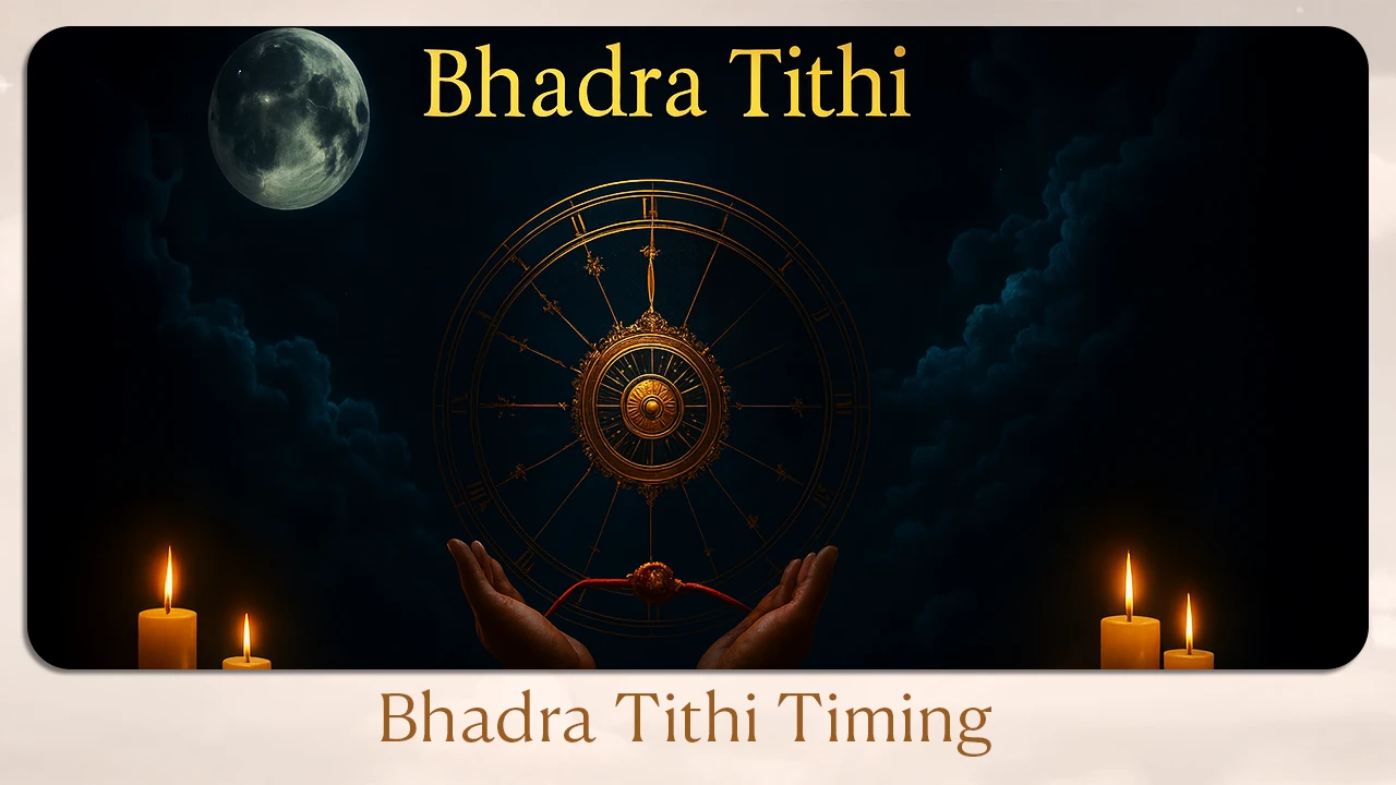 Bhadra Tithi Timing